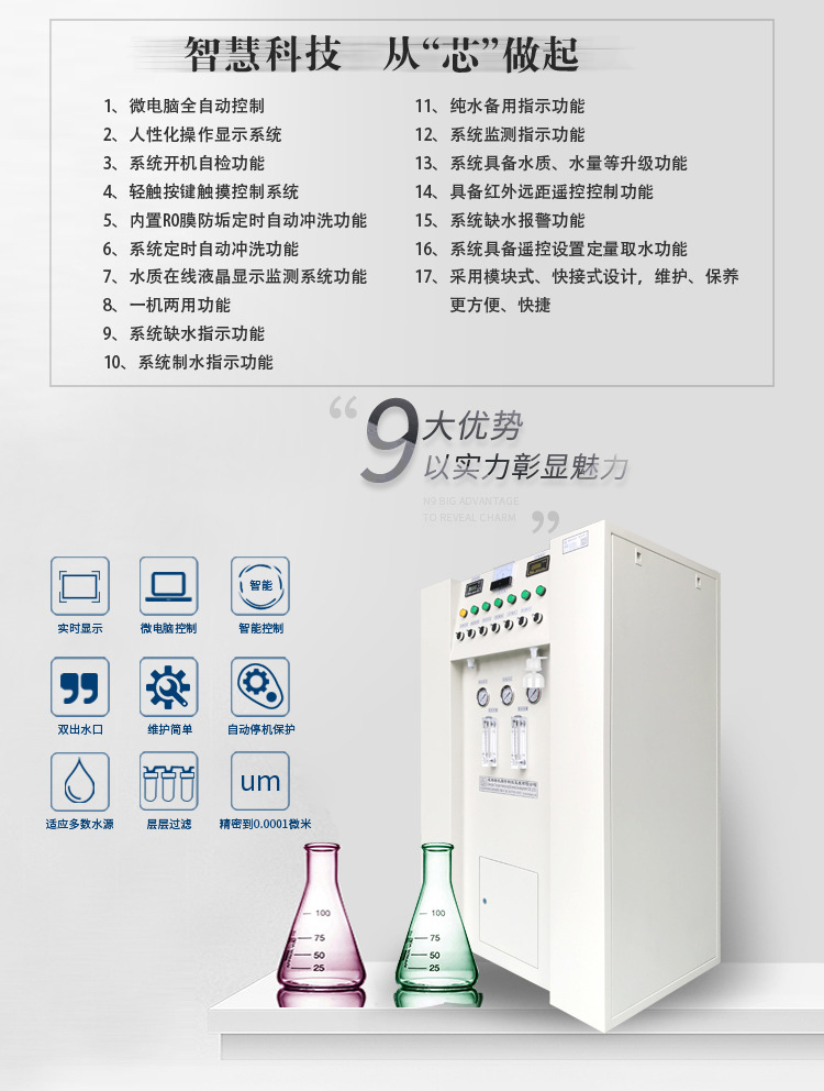 去离子超纯水机AK系列插图6